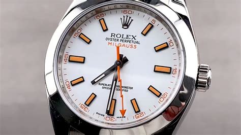 milgauss rolex review|rolex milgauss white dial review.